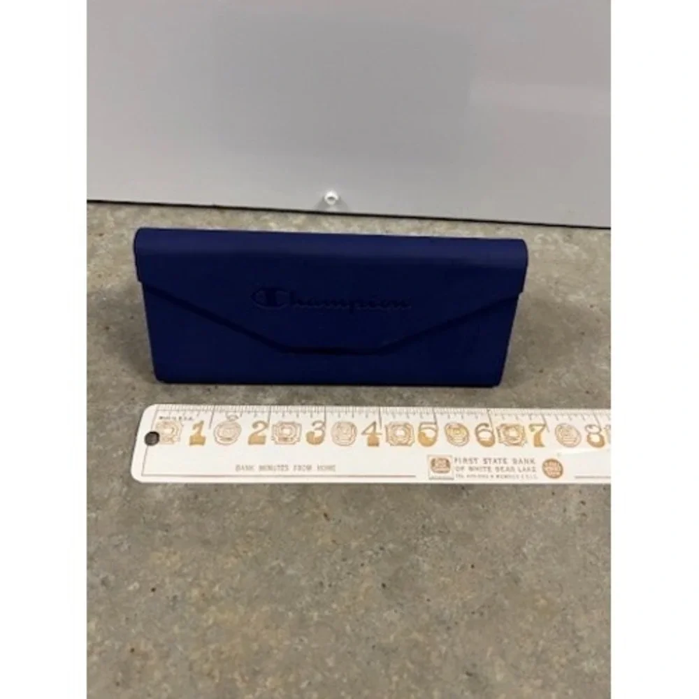 Champion Sport Pyramid Style Sunglasses Eyeglasses Case - Flip Open - Red Velvet